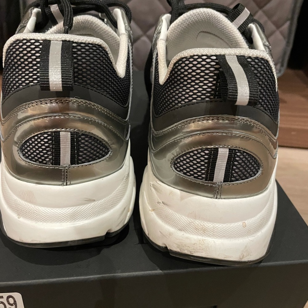 Christian Dior size 44 b22 sneakers black and silver - Picture 15 of 16